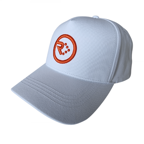 5am:RUN Snow Storm A-Frame Baseball Cap - White