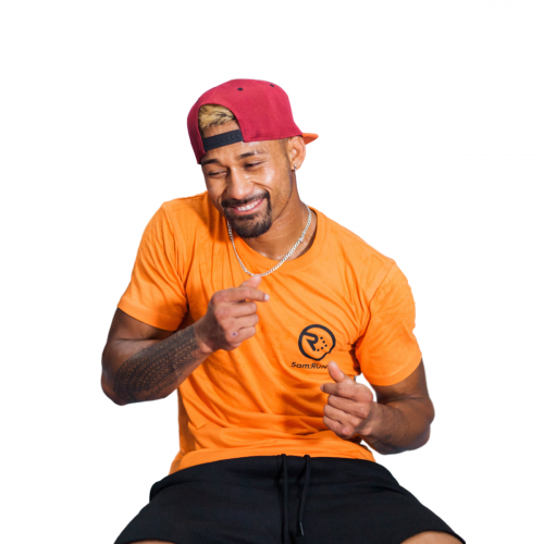 5am:RUN Premium Orange Combed Cotton Tee - Unisex
